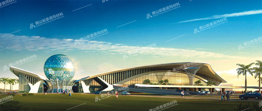 鋁單板工程案例-常德機(jī)場(chǎng)