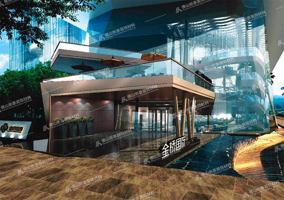 鋁單板工程案例-金橋國際