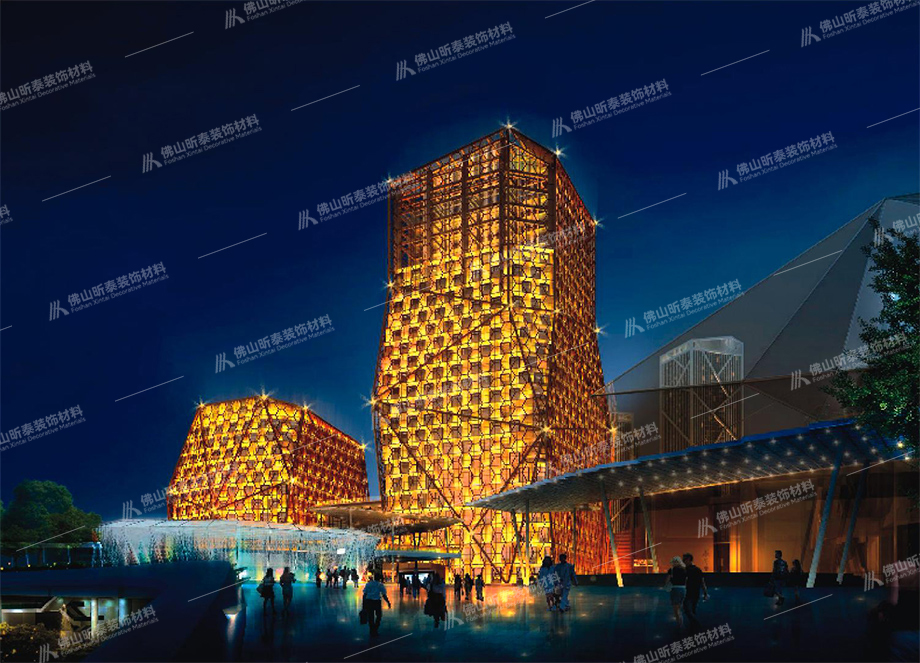 鋁單板工程案例-柳州風(fēng)情港