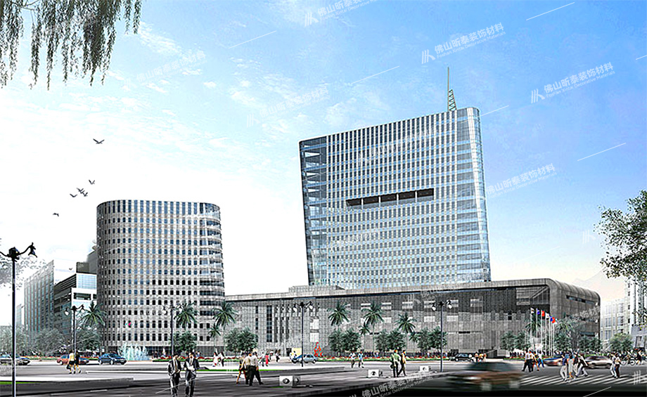 鋁單板工程案例-東莞廣電